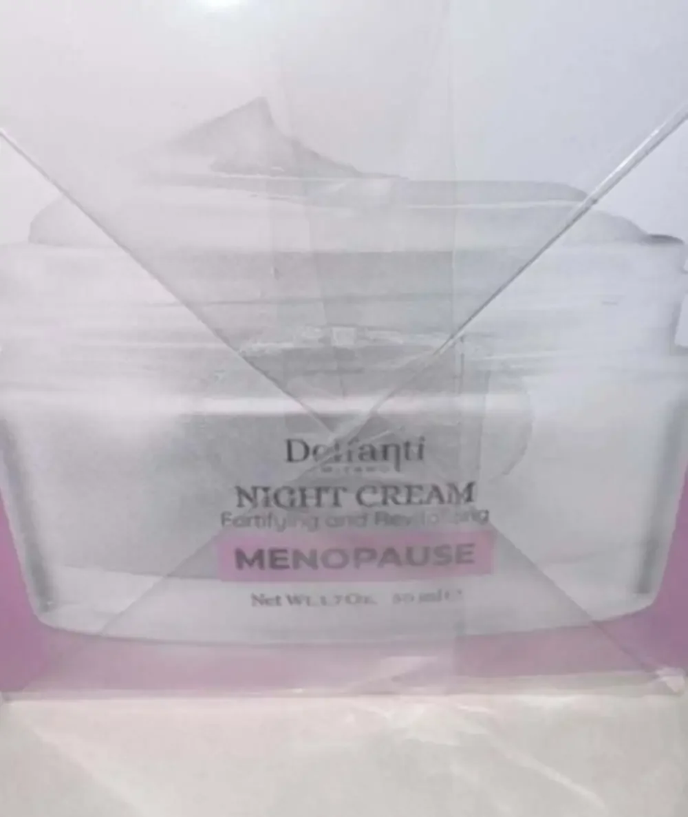 Delfanti Milano Menopause Night Cream with Retinol and Phytoactives of Red Clove